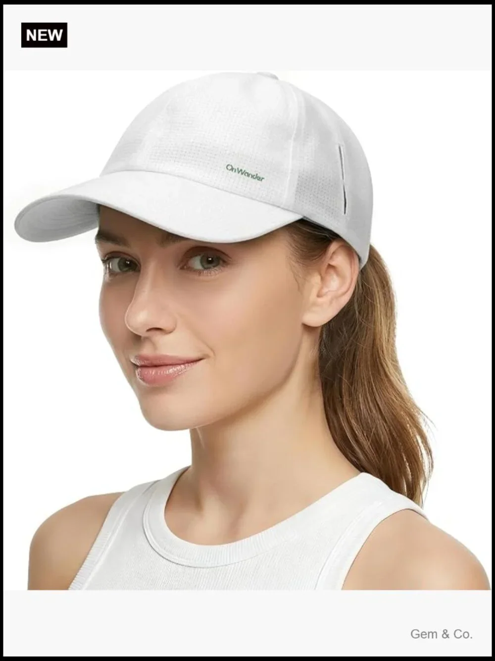 UPF 80+ Sun Protection Lightweight Golf Cap, Breathable Quick-Dry Baseball Hat